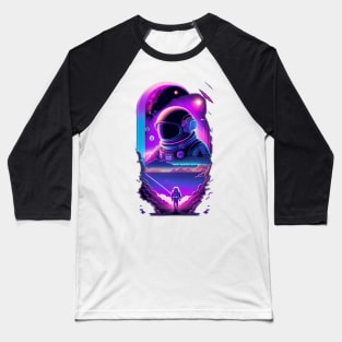 Astronaut in Space V3 Baseball T-Shirt